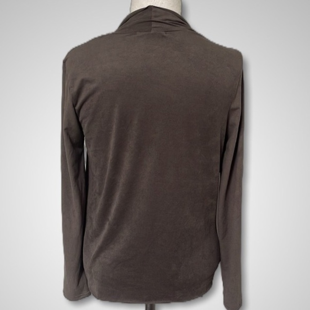 { Les Amie } - Drape Cardigan - Picture 2 of 3